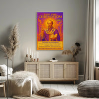 Saint John Chrysostom The Golden-Mouthed Preacher Poster PosterGoat