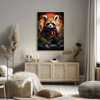 The Adventurous Red Panda Poster