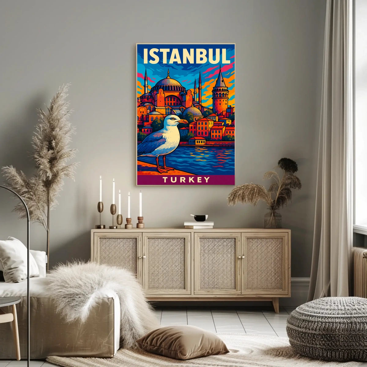Vibrant Istanbul Poster