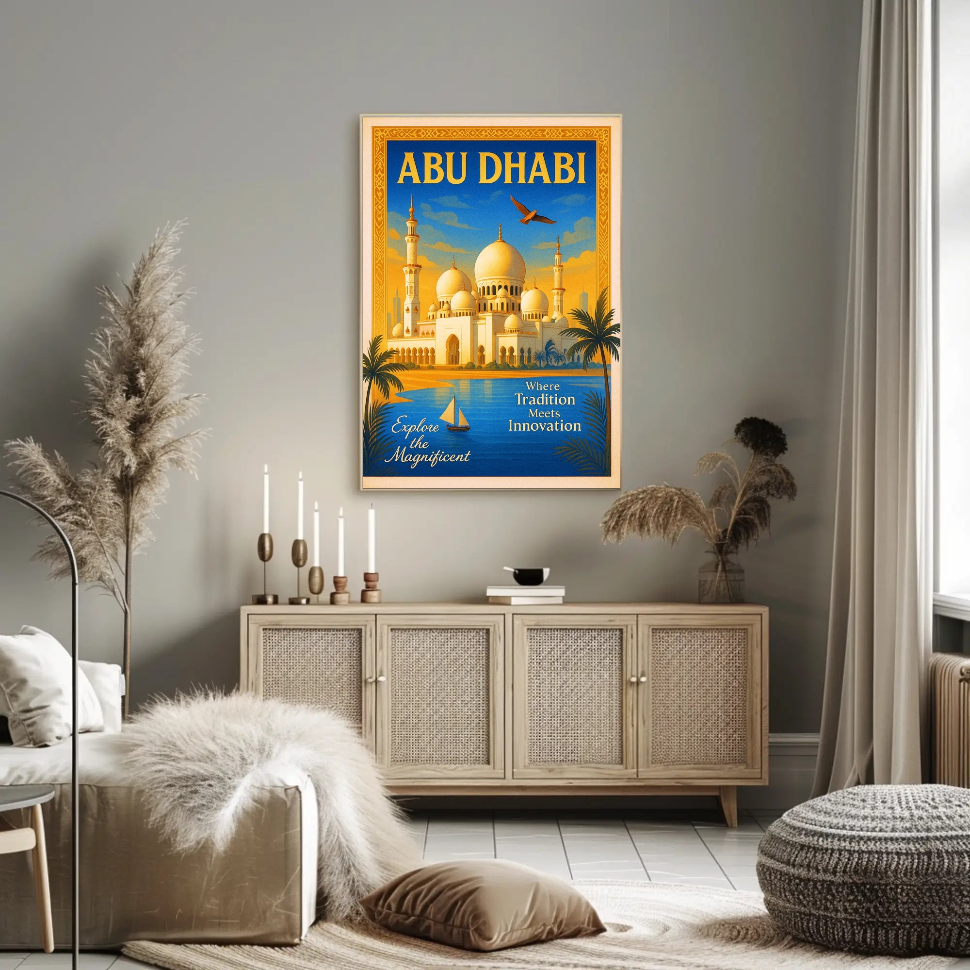 Discover Abu Dhabi Poster PosterGoat