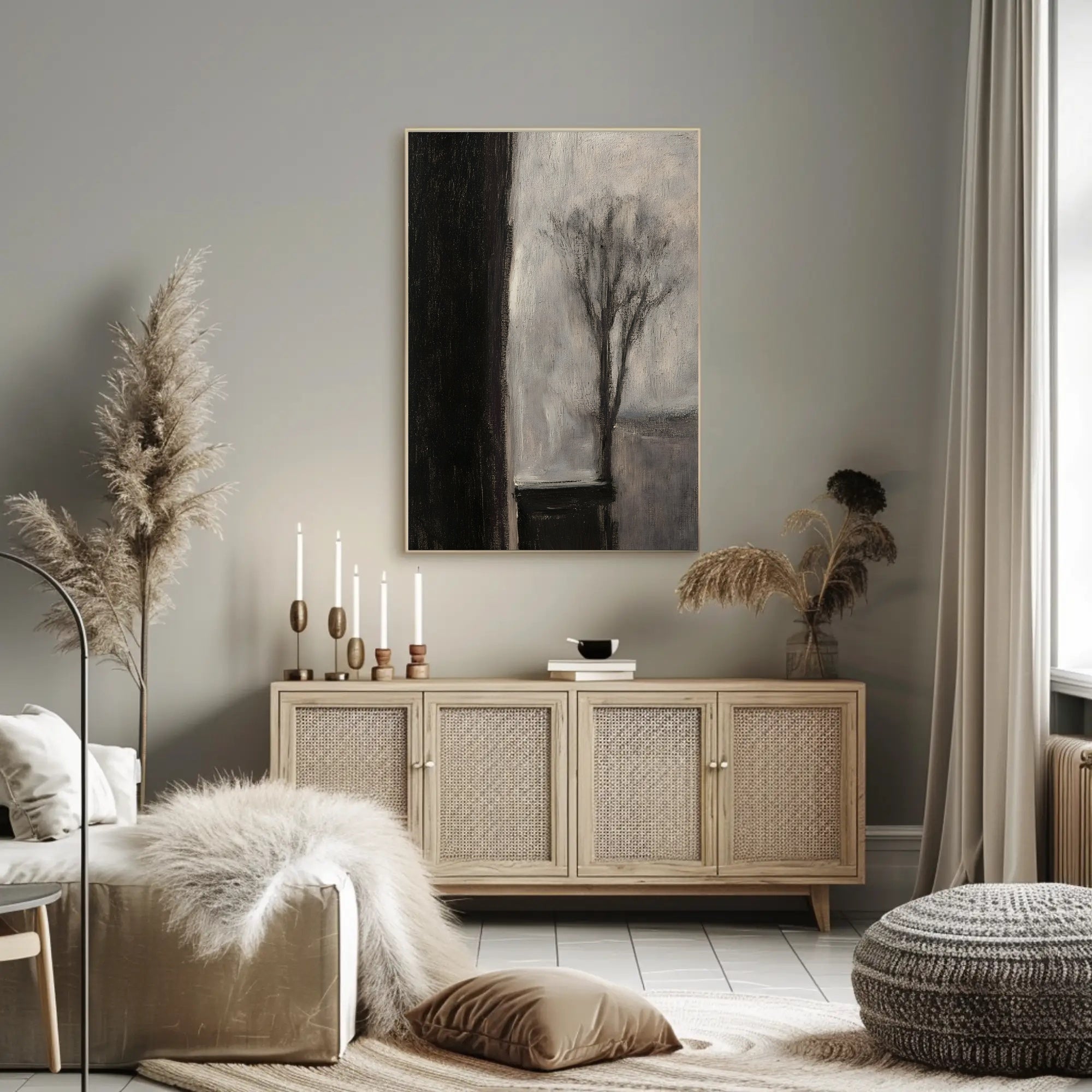 Abstract Dreamscape Modern Artistic Poster Print PosterGoat