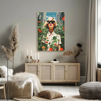 Urban Nature Fusion Vibrant Artistry Abstract, Artistic, or Pop Culture Poster