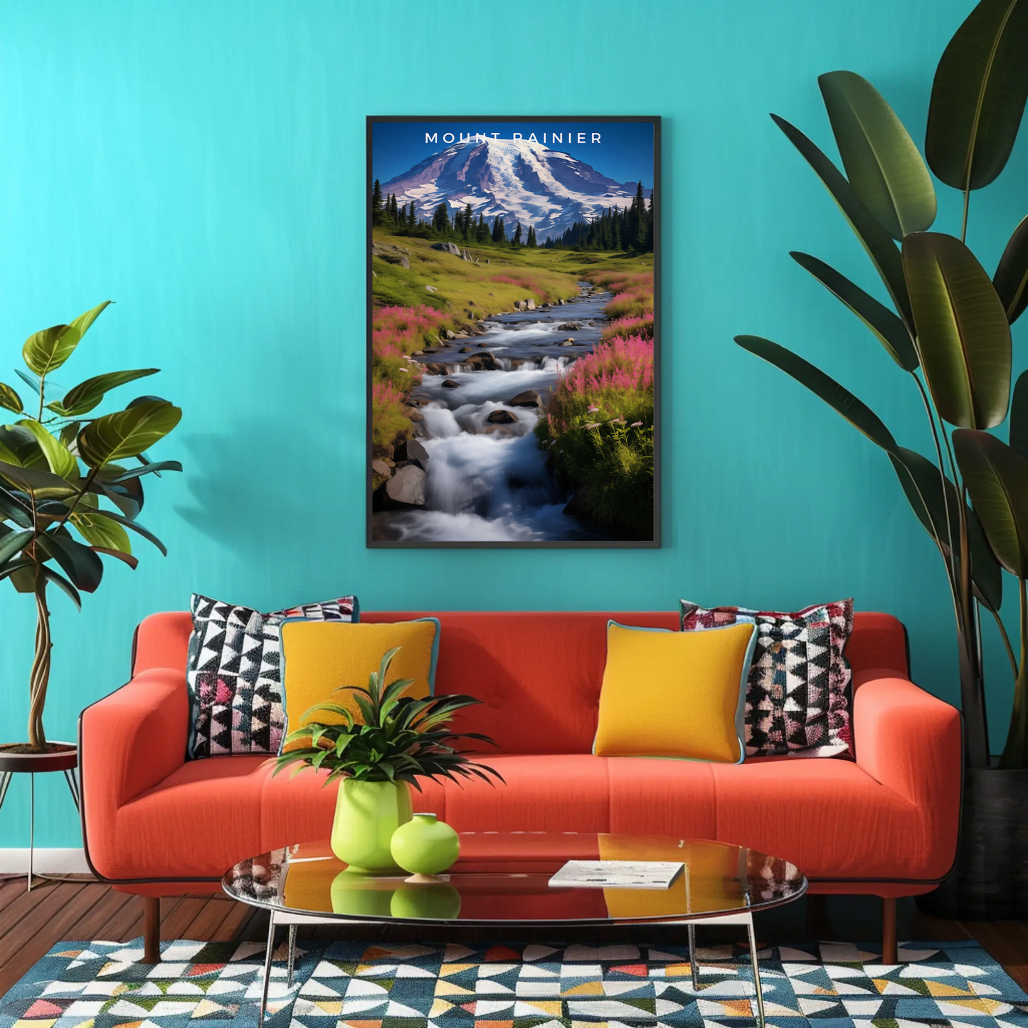 Mount Rainier National Park Poster