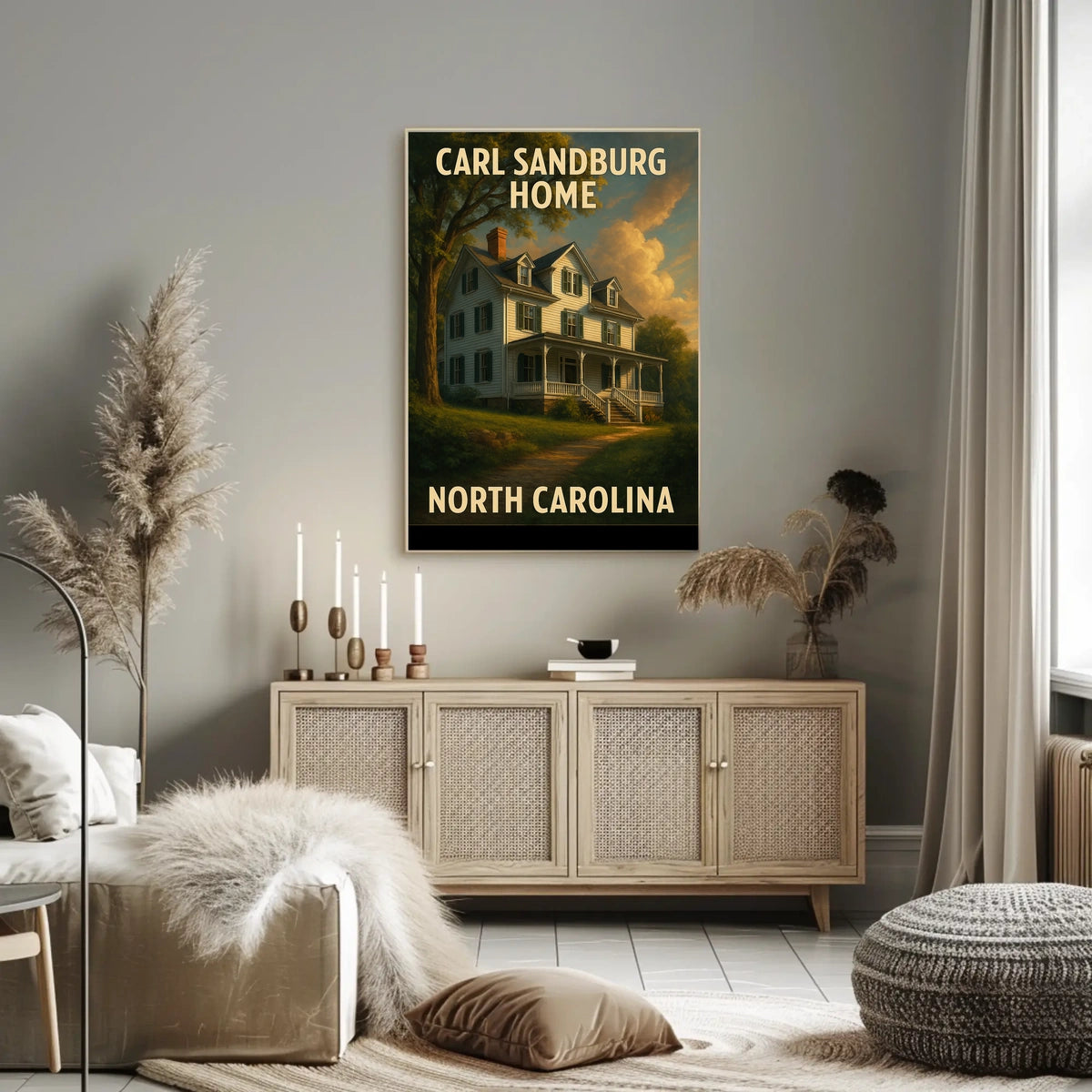 Carl Sandburg Home Poster