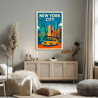 New York City Poster Iconic Skyline For City Lovers