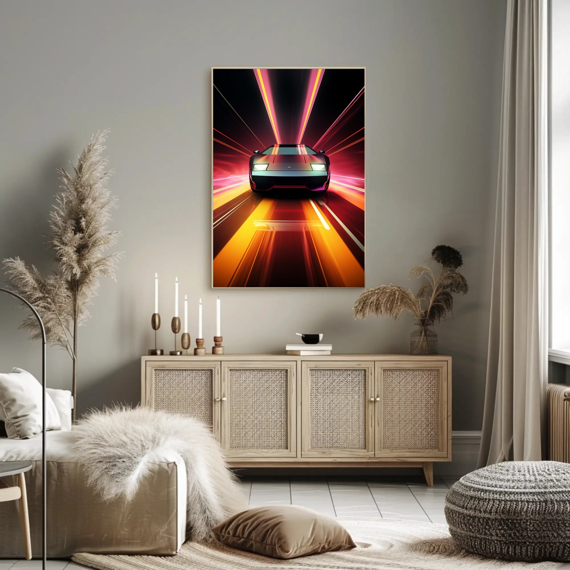 Futuristic Speed Poster PosterGoat