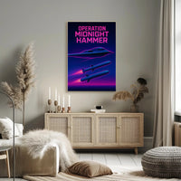 Operation Midnight Hammer: Futuristic Sci-Fi Poster PosterGoat