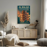 Al Balad The Old City Of Jeddah Poster