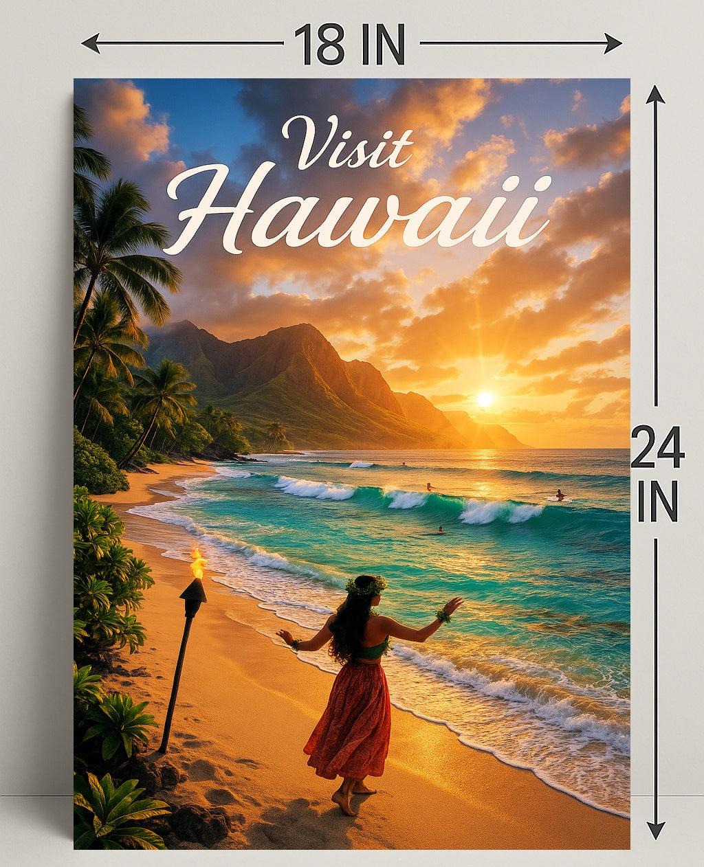 Visit Hawaii Poster PosterGoat