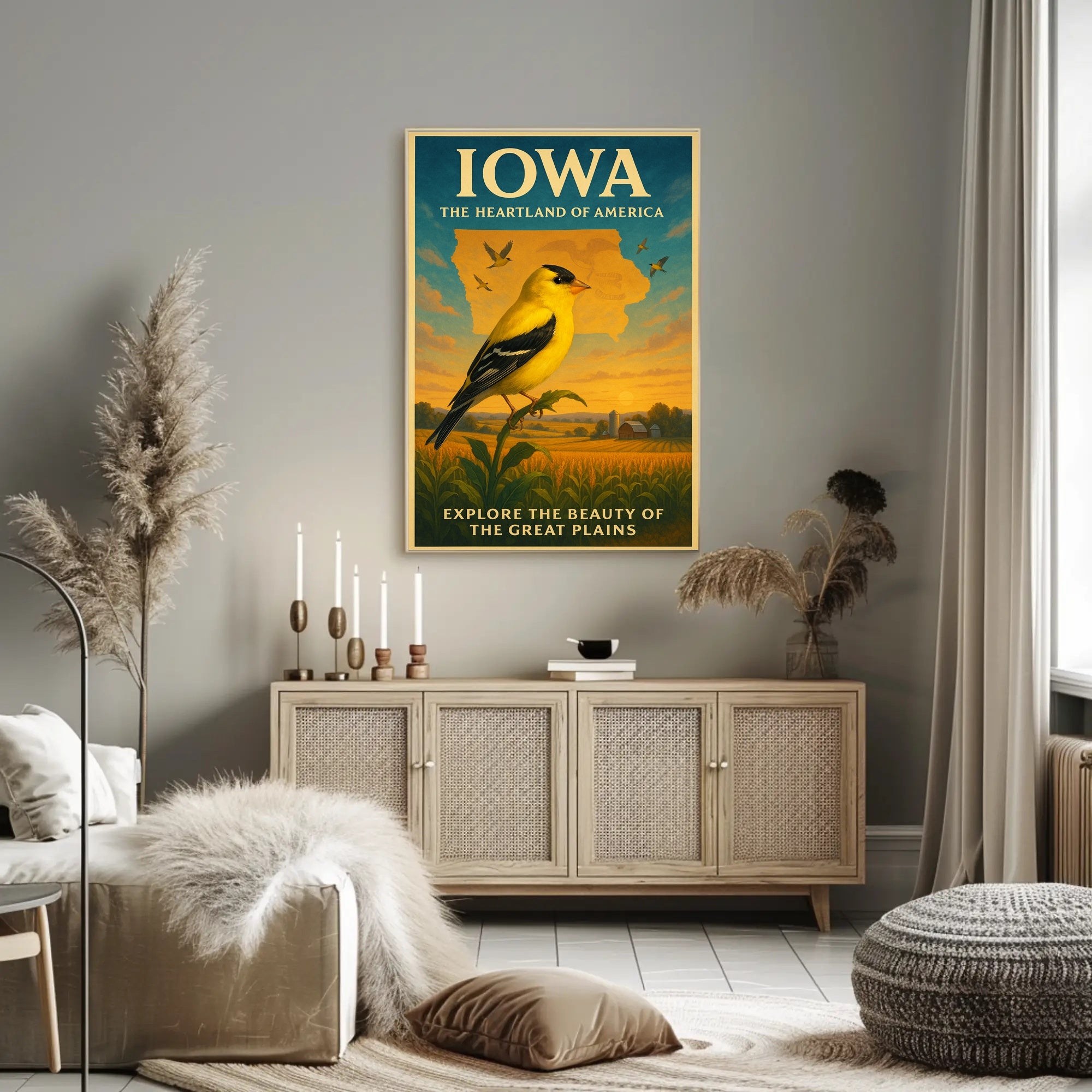 Explore The Beauty Of Iowa Poster