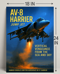 AV-8 Harrier Jump Jet Poster