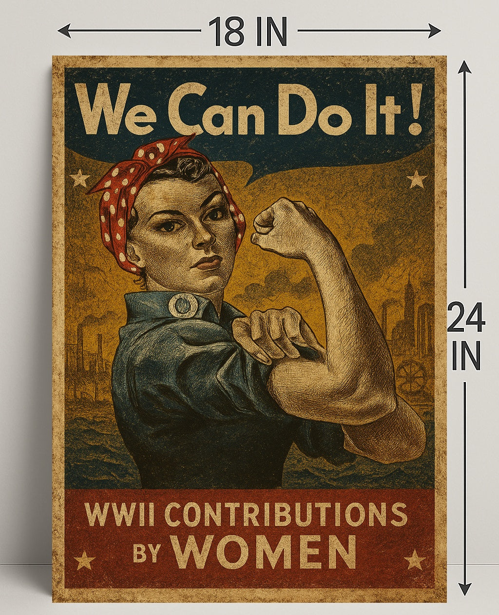 We Can Do It! Iconic WWII Poster