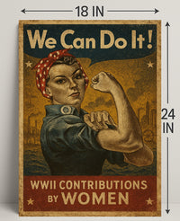We Can Do It! Iconic WWII Poster