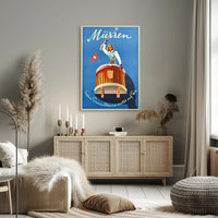 Kandahar Ski Resort Winter Travel Poster PosterGoat