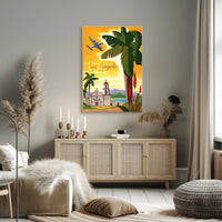 Vintage Los Angeles Travel Poster