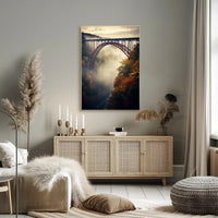 New River Gorge Bridge Autumn Poster Wall Art