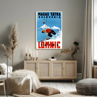Skiing in the High Tatras Poster PosterGoat
