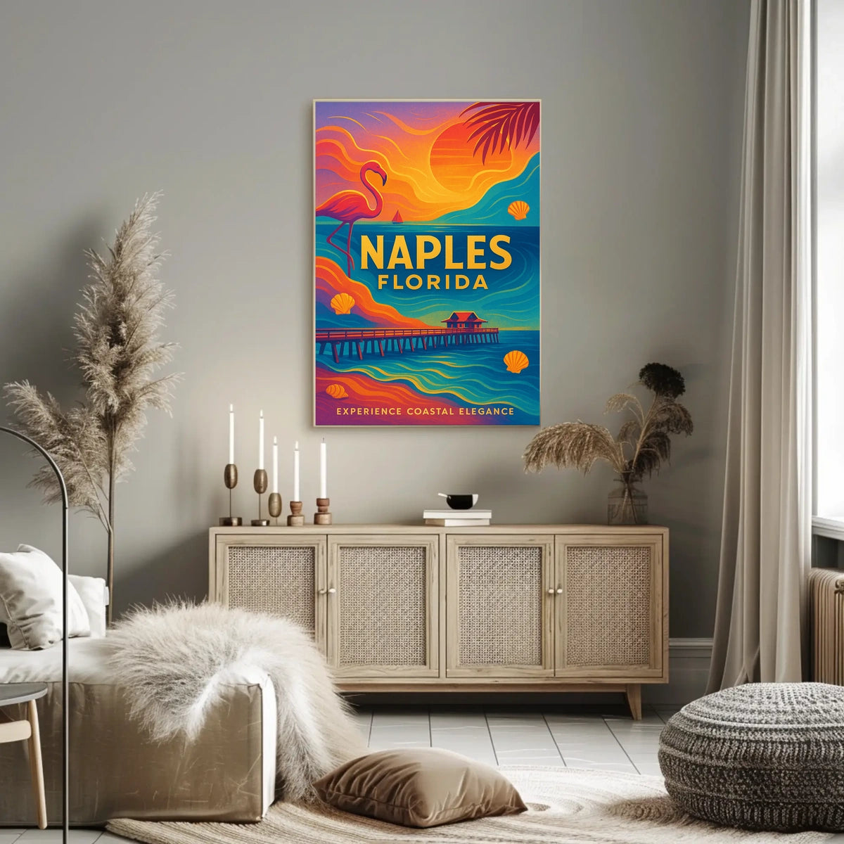 Naples, Florida Experience Coastal Elegance Poster