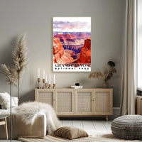 Grand Canyon Watercolor Wall Art Poster