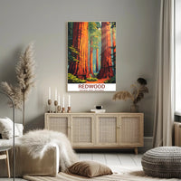 Redwood National Park: Majestic Giants Poster