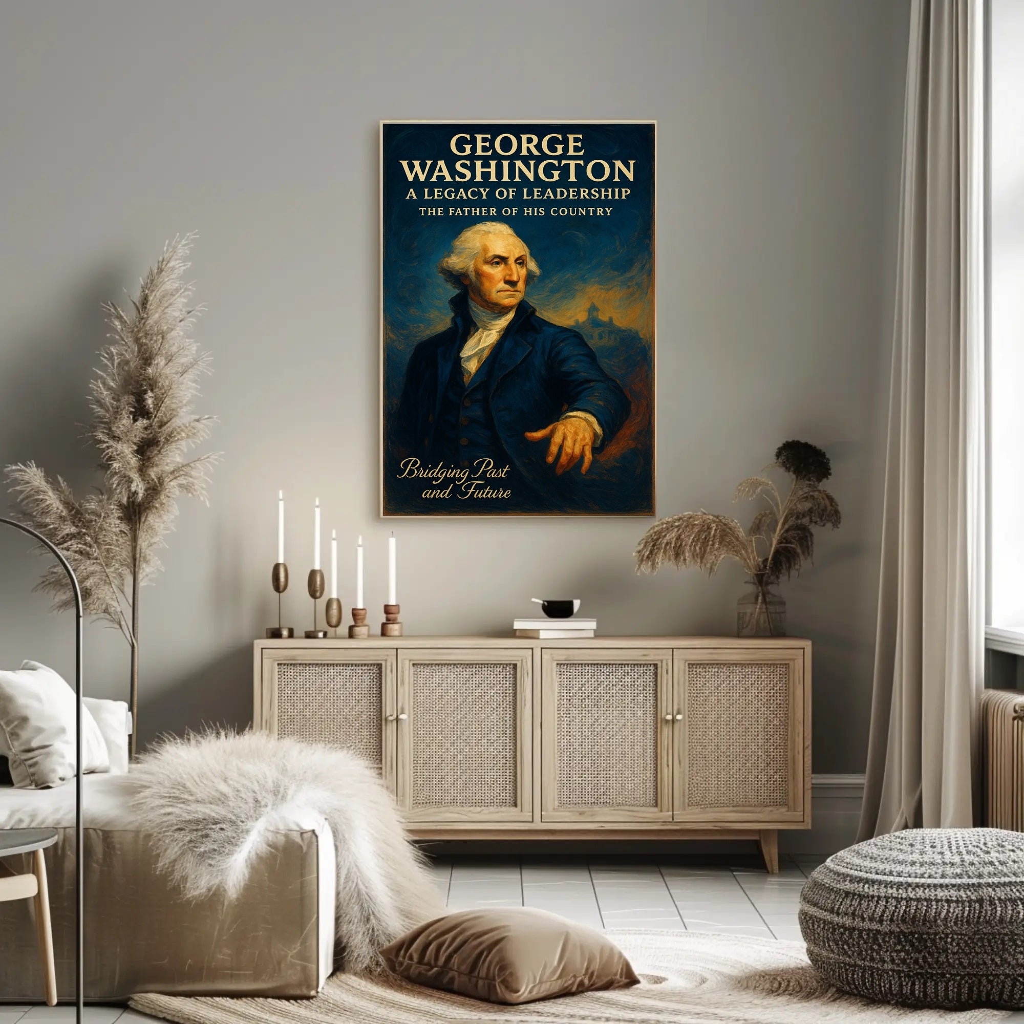 George Washington A Legacy of Leadership Poster PosterGoat