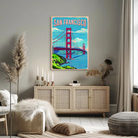 San Francisco Golden Gate Bridge Poster
