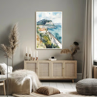 Coastal Landscape Painting Poster PosterGoat