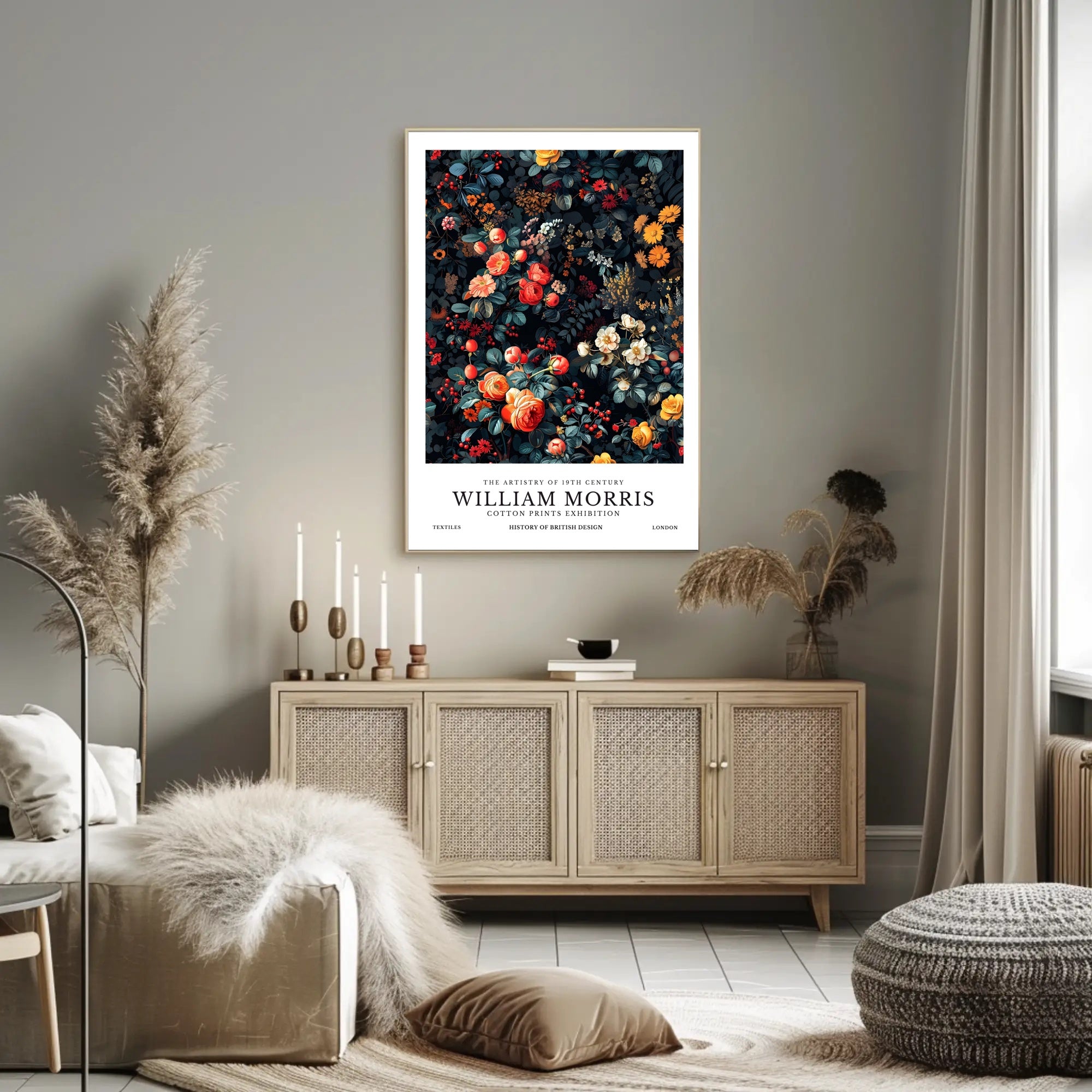 William Morris Cotton Prints Wall Art Poster