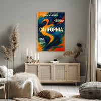 California The Golden State Poster