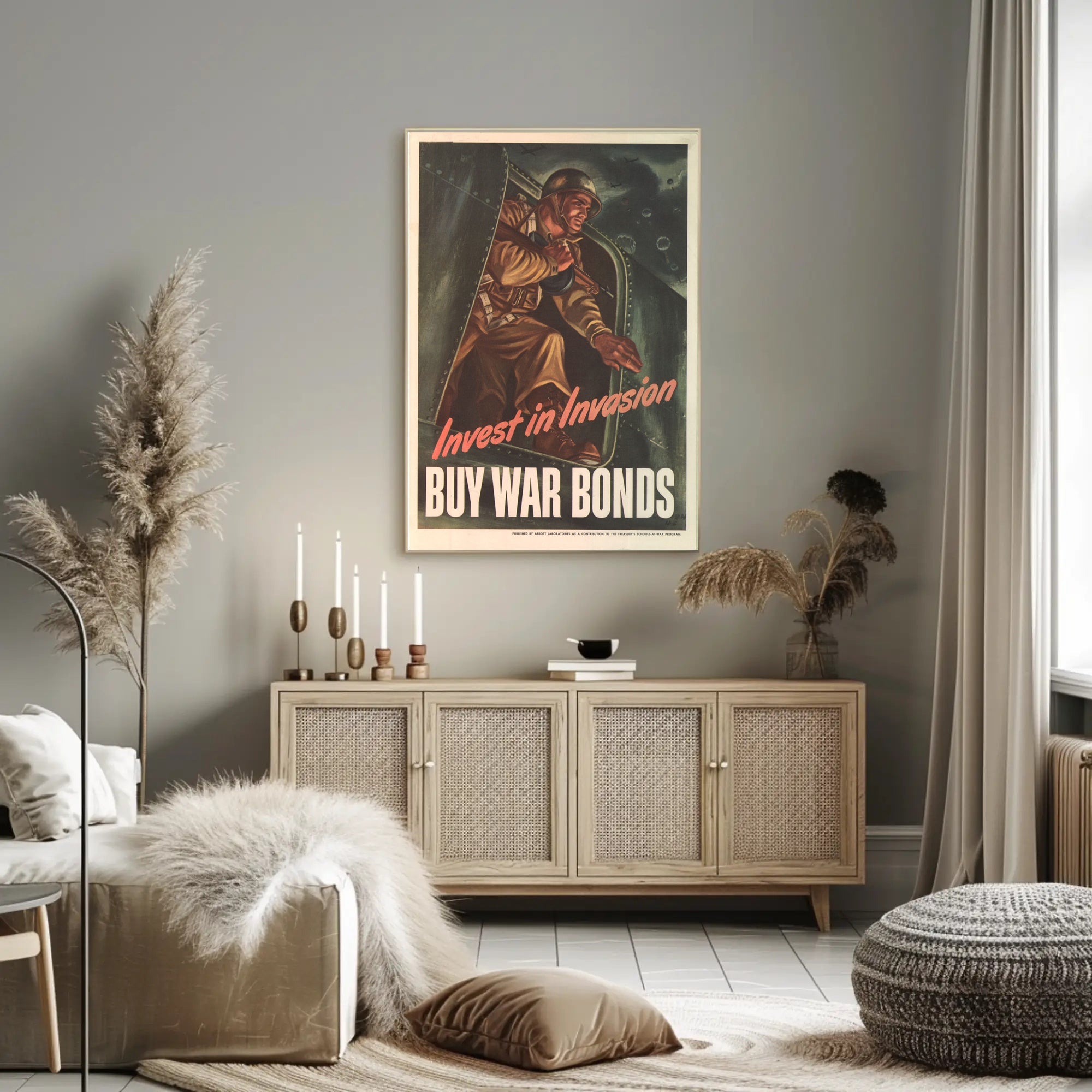 Invest in Invasion Poster PosterGoat