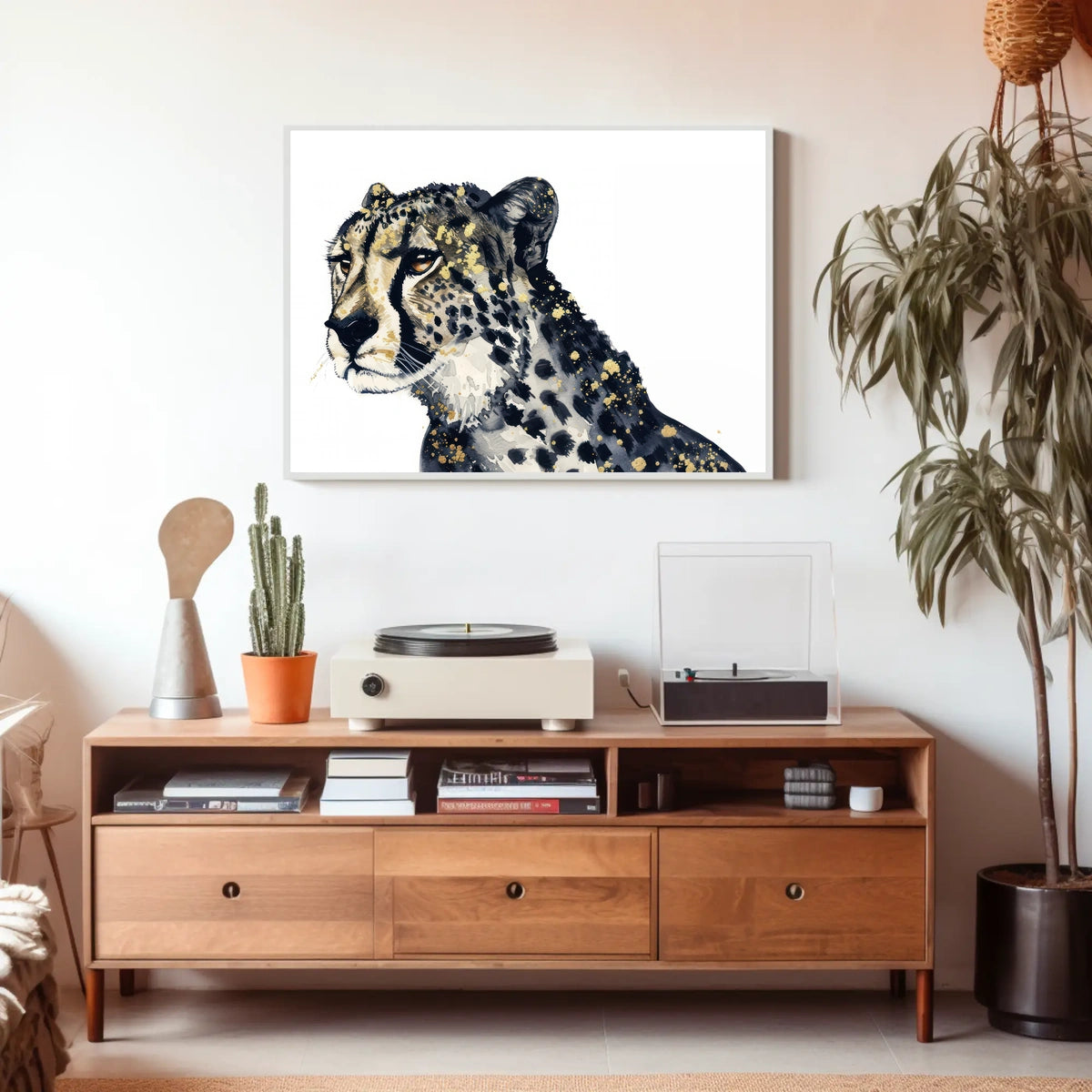 Majestic Cheetah Art Poster