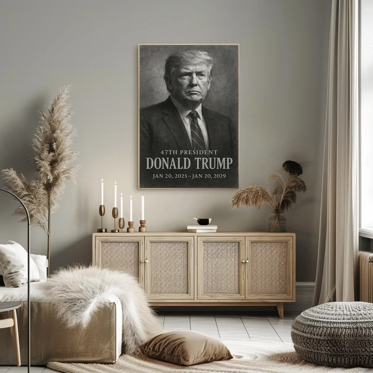 Donald Trump 47th President Scenic Poster