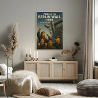 Fall of the Berlin Wall 1989 Poster PosterGoat
