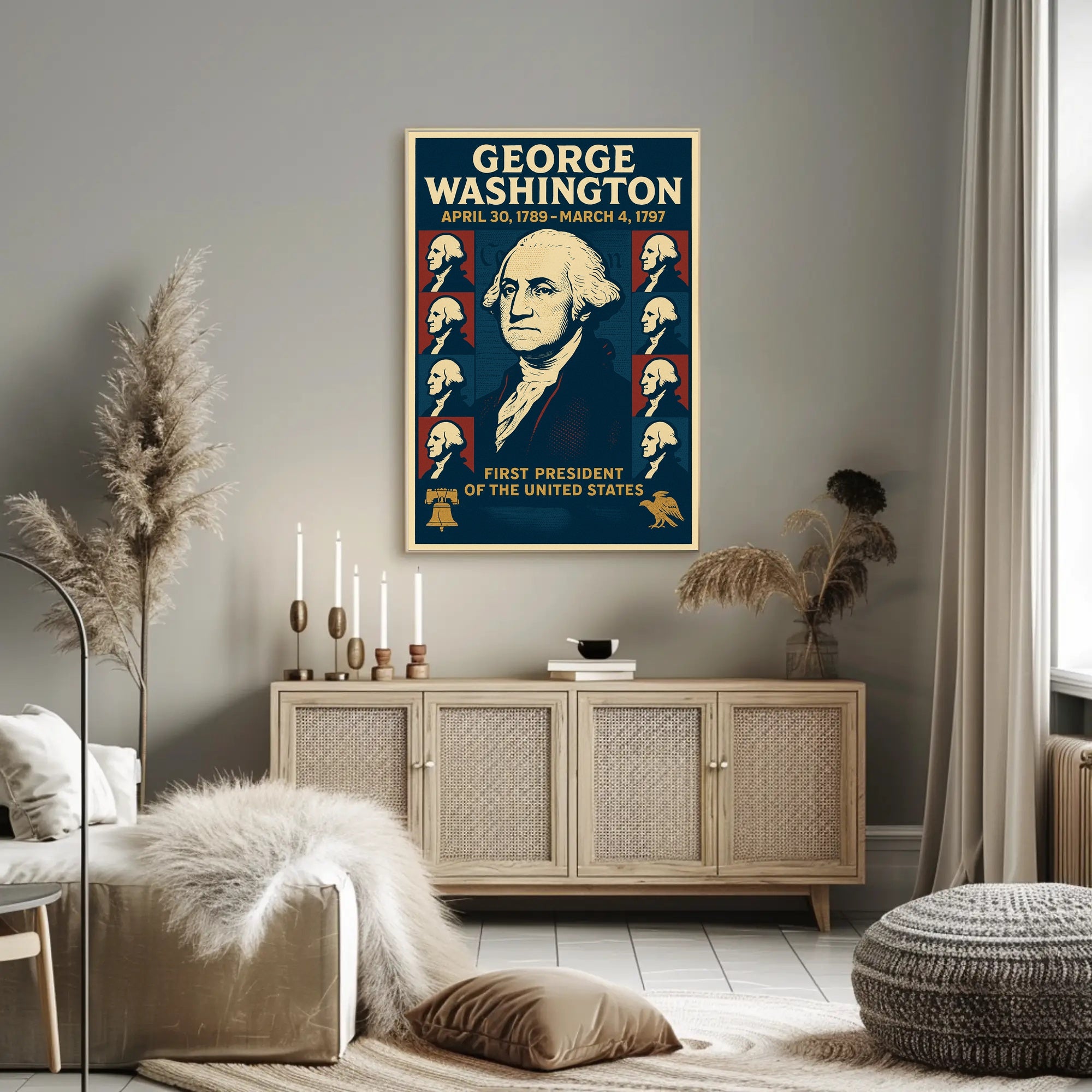 George Washington 1st President Poster PosterGoat