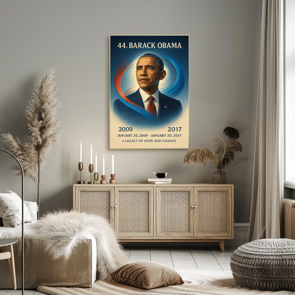 Legacy of Hope Obama Historical Presidential Poster