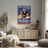 War Savings Certificates Promotion Poster PosterGoat