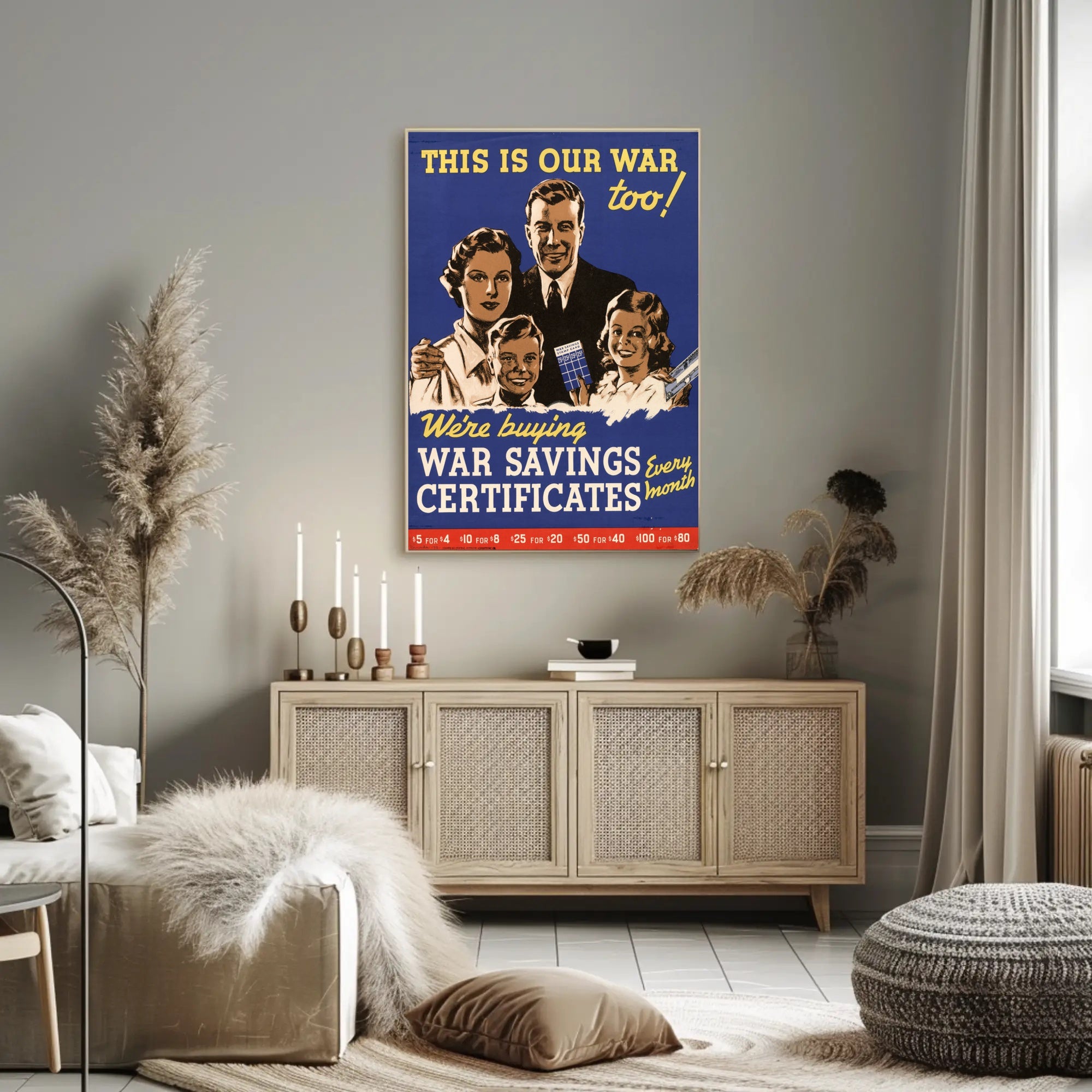 War Savings Certificates Promotion Poster PosterGoat