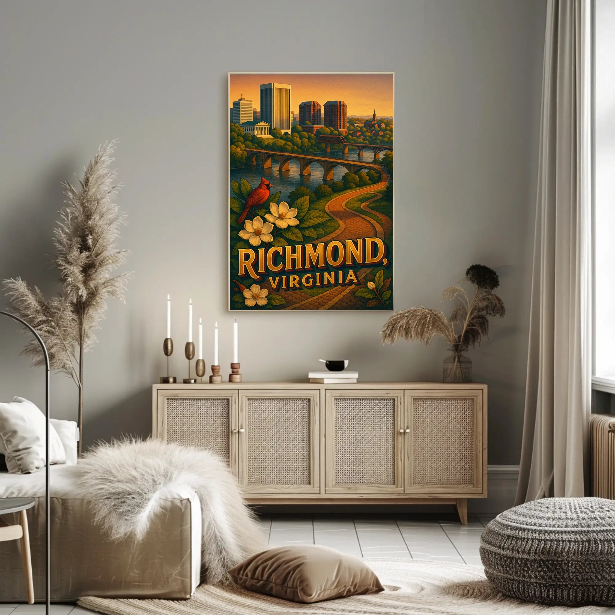 Richmond, Virginia Scenic Poster