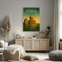Welcome to Iowa The Heart of the Midwest Poster