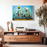 Surreal Dreamscape Imaginative Futuristic Sci-Fi Poster