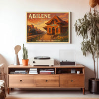 Abilene Heart of the Frontier Poster Print