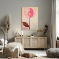 Abstract Floral Poster Modern Botanical Wall Art