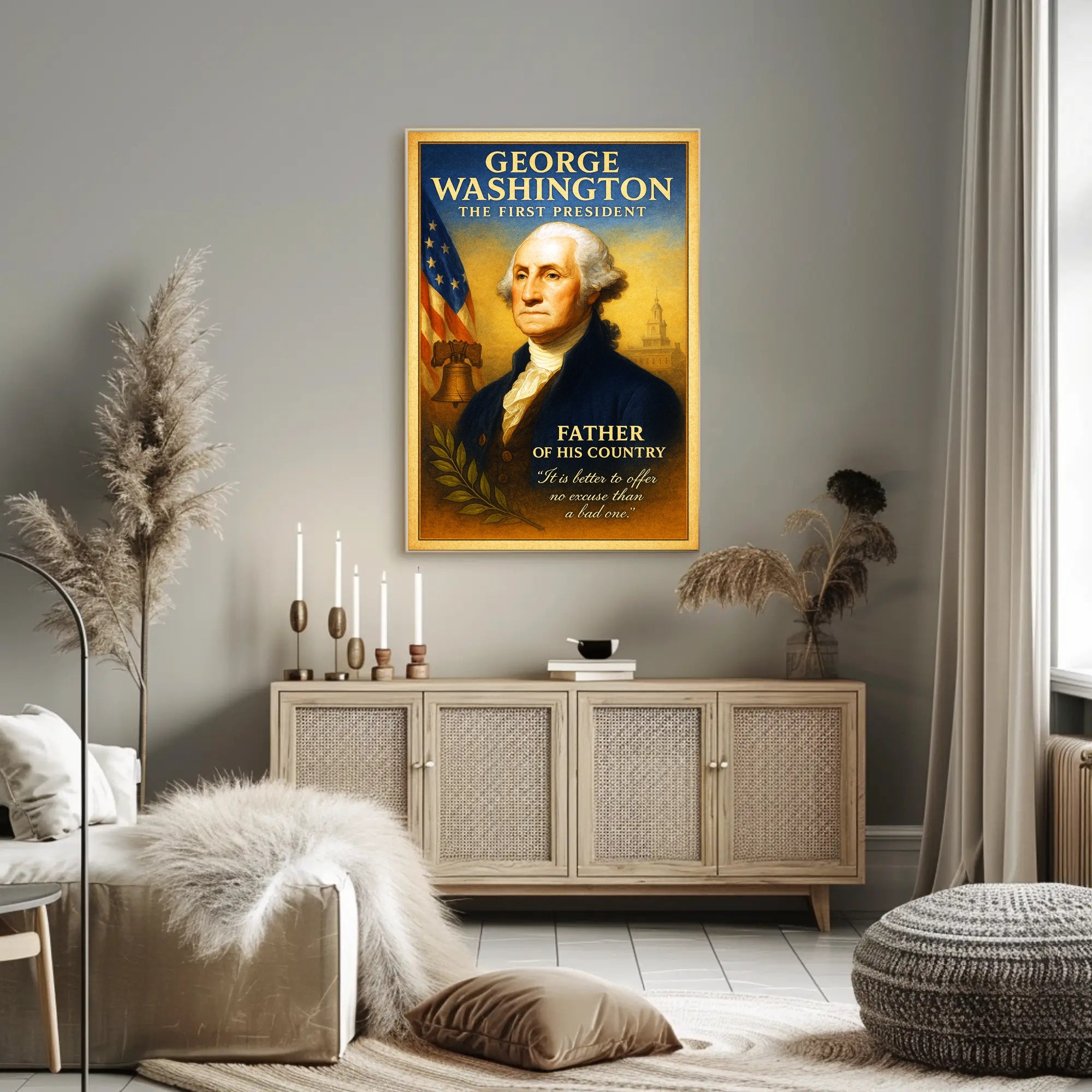 George Washington The First President Poster PosterGoat