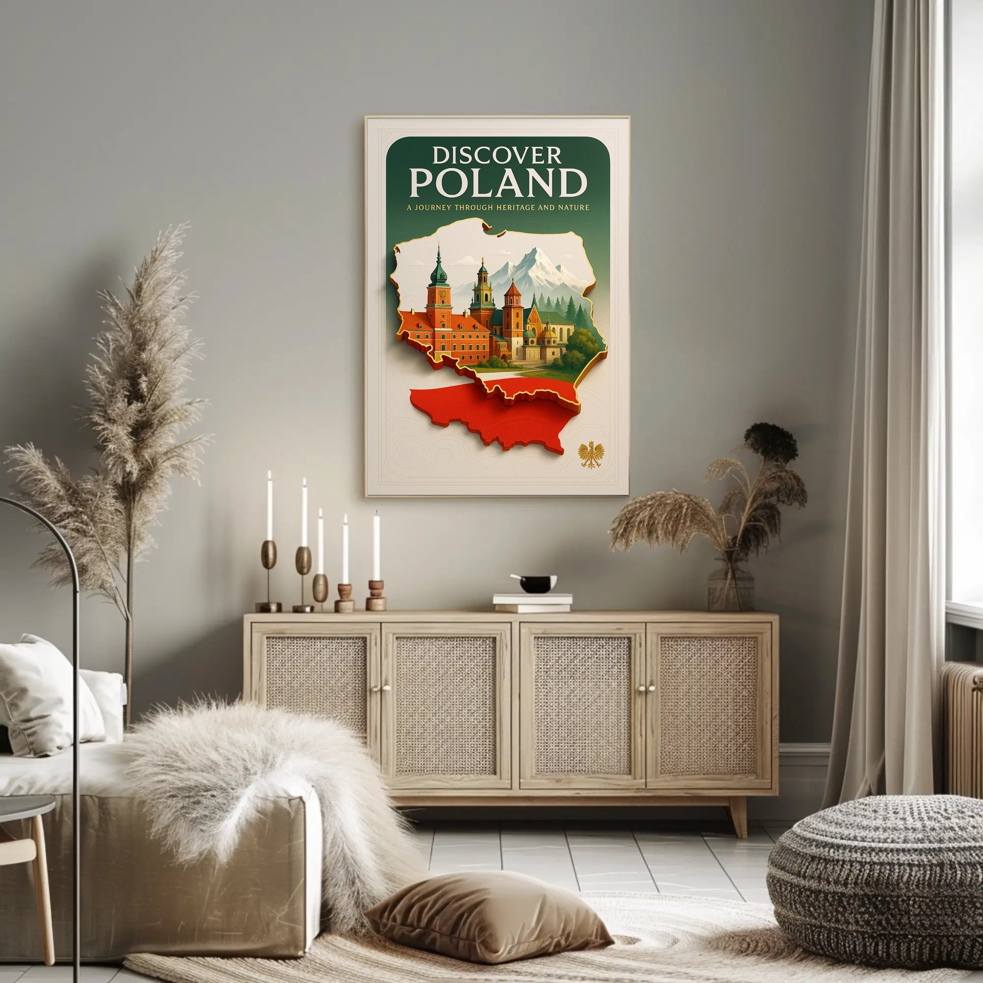 Discover Poland Poster PosterGoat