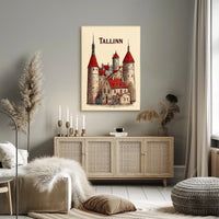 Tallinn A Historic Cityscape Poster