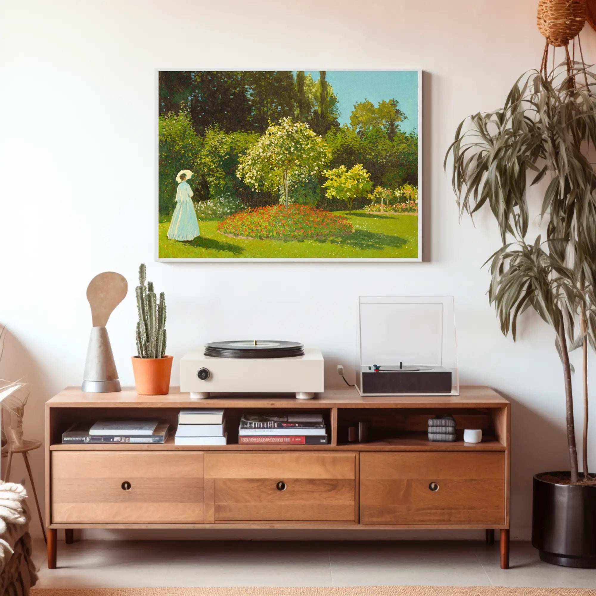 Tranquil Garden Scene Poster