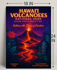 Hawaii Volcanoes National Park Poster PosterGoat