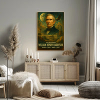 William Henry Harrison Historic Neoclassical Realism Poster