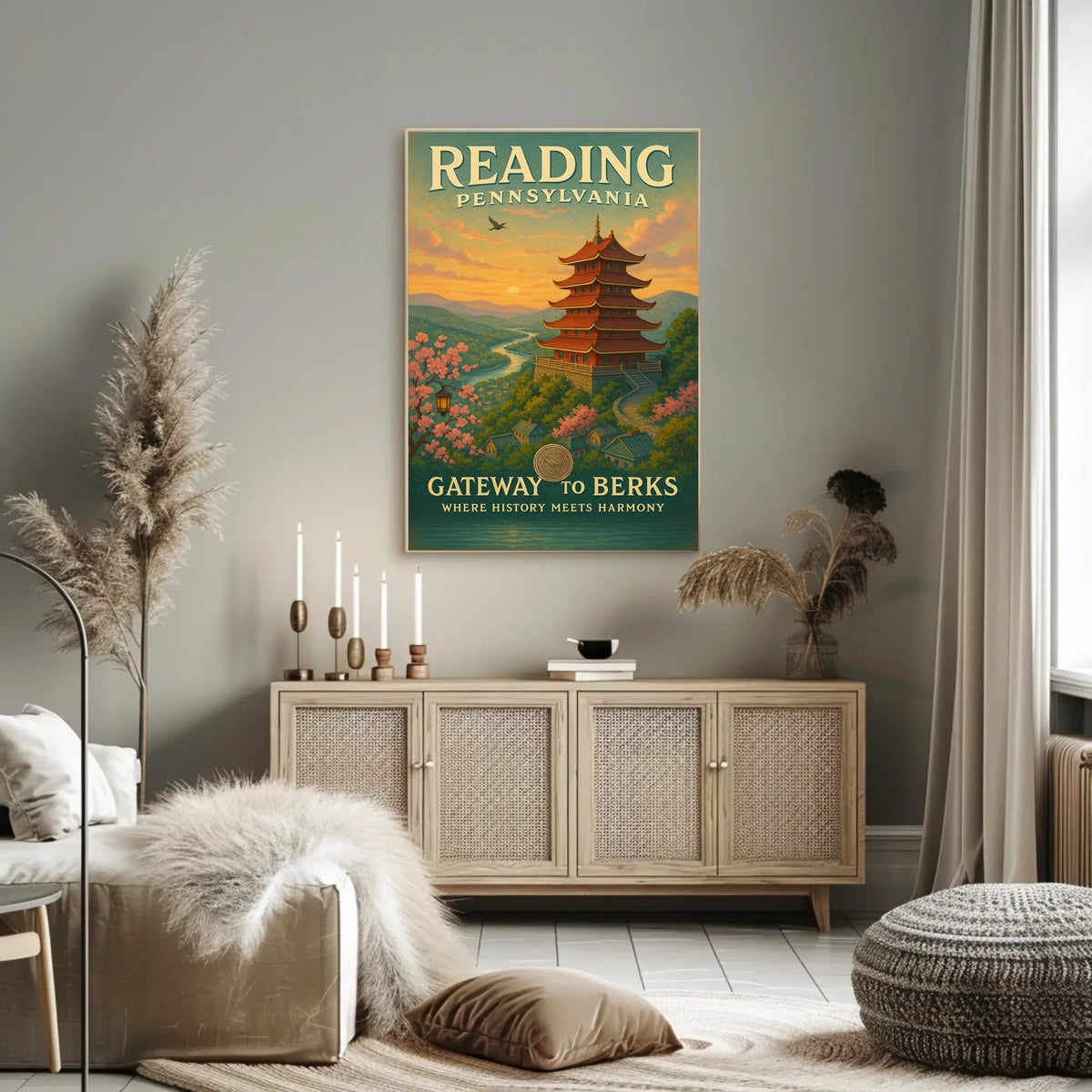 Reading, Pennsylvania Gateway to Berks Poster