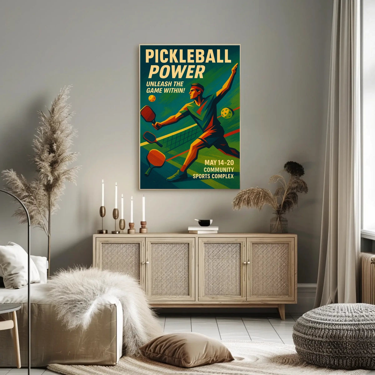 Pickleball Power Poster